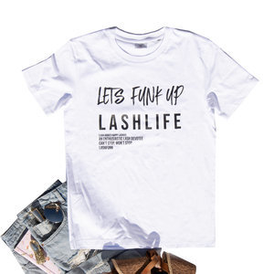 Let&#039;s funk up lashlift tshirt lichte B keus