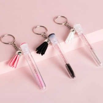sleutelhanger wimperborsteltje