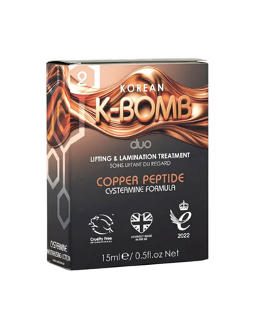 kbomb korean lashlift stap 2
