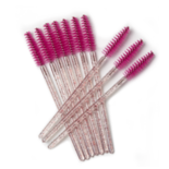 Mascara Borsteltjes Glitter Roze (25 stuks)