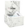 Lashbox incl. 5 Lash Holders White Marble