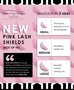 Lash Bomb Shields PINK