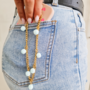 Phonestrap Pompom Blue